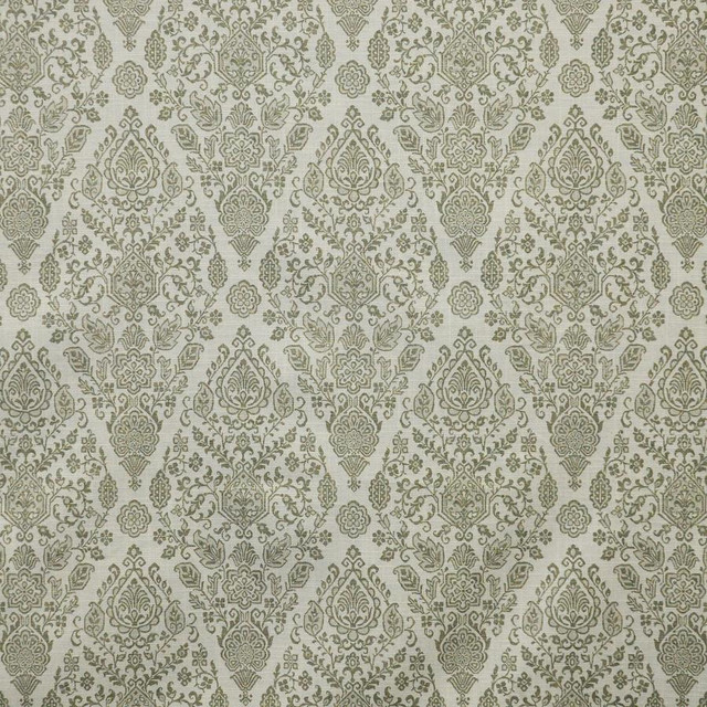 Bethnal # 321 Eucalyptus by Maxwell Fabric Color Theory-Vol.Vii Jungle Room 100% COTTON SPAIN V-9" H-9" 54" - Fabric Carolina -