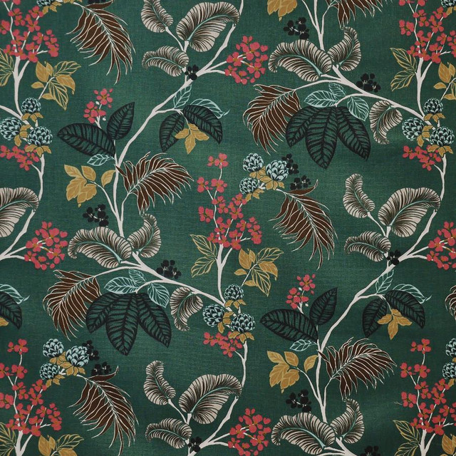 Franz # 303 Jungle by Maxwell Fabric Color Theory-Vol.Vii Jungle Room 100% COTTON TURKEY V-25" H-27.5" 54" - Fabric Carolina -