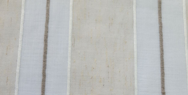 Twinkle Oatmeal by Norbar Fabric SHEER MADNESS 100% POLYESTER CHINA 118 - Fabric Carolina -
