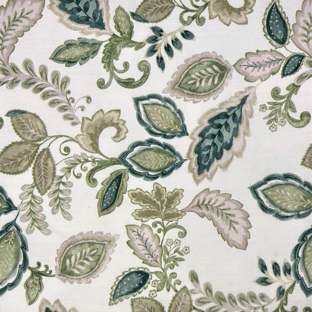 Dahlia Green by Europatex Fabric Dahlia 100% Cotton 55.00 inches - Fabric Carolina - Dahlia Green by Europatex Fabric Dahlia 100% Cotton 55.00 inches - Fabric Carolina -