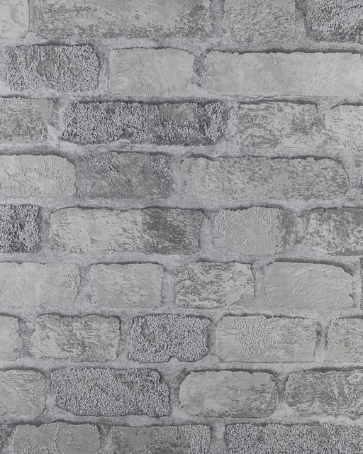 Princess Street Grey Brick Wallpaper by Brewster Anaglypta XII Covers about 56.4 square feet 20.5-in by 33-ft long roll Unpasted 25.2 - Fabric Carolina - Princess Street Grey Brick Wallpaper by Brewster Anaglypta XII Covers about 56.4 square feet 20.5-in by 33-ft long roll Unpasted 25.2 - Fabric Carolina -