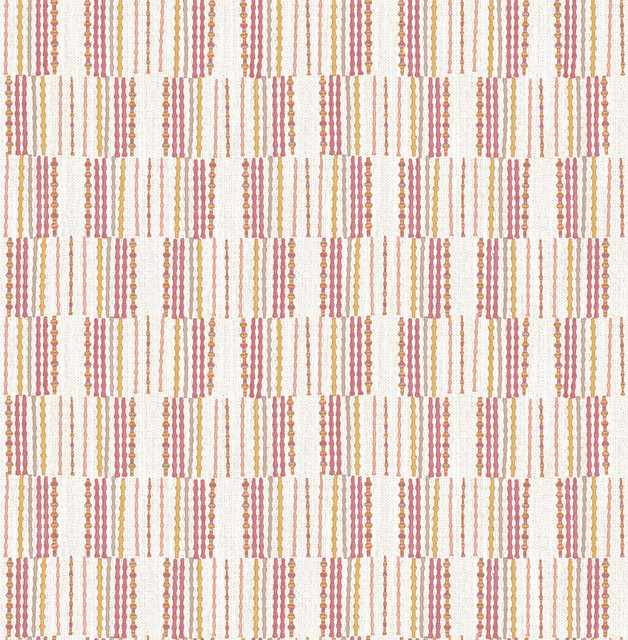 Burgen Orange Geometric Linen Wallpaper by A-Street Prints BlueBell Covers about 56.4 square feet 20.5-in by 33-ft long roll Unpasted 10.4 - Fabric Carolina - Burgen Orange Geometric Linen Wallpaper by A-Street Prints BlueBell Covers about 56.4 square feet 20.5-in by 33-ft long roll Unpasted 10.4 - Fabric Carolina -