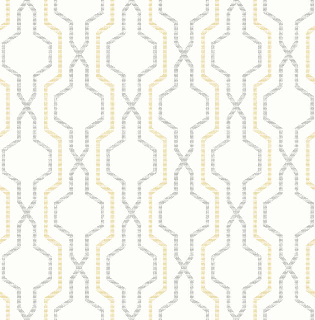 Rion Yellow Trellis Wallpaper by A-Street Prints Daylight Covers about 56.4 square feet 20.5-in by 33-ft long roll Unpasted 21 - Fabric Carolina - Rion Yellow Trellis Wallpaper by A-Street Prints Daylight Covers about 56.4 square feet 20.5-in by 33-ft long roll Unpasted 21 - Fabric Carolina -