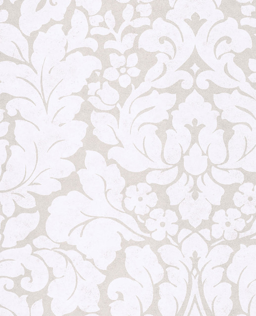 Arvid Off White Damask Wallpaper by Eijffinger Eijffinger Web Only Covers about 73.7 square feet 26.8-in by 33-ft long roll Unpasted 25.2 - Fabric Carolina - Arvid Off White Damask Wallpaper by Eijffinger Eijffinger Web Only Covers about 73.7 square feet 26.8-in by 33-ft long roll Unpasted 25.2 - Fabric Carolina -
