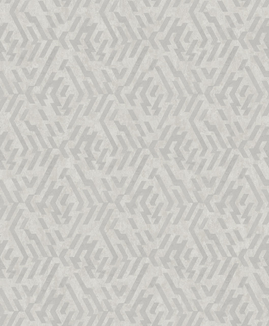 Kila Grey Geometric Wallpaper by A-Street Prints Grey Resource Covers about 57.5 square feet 20.9-in by 33-ft long roll Unpasted 25.2 - Fabric Carolina - Kila Grey Geometric Wallpaper by A-Street Prints Grey Resource Covers about 57.5 square feet 20.9-in by 33-ft long roll Unpasted 25.2 - Fabric Carolina -