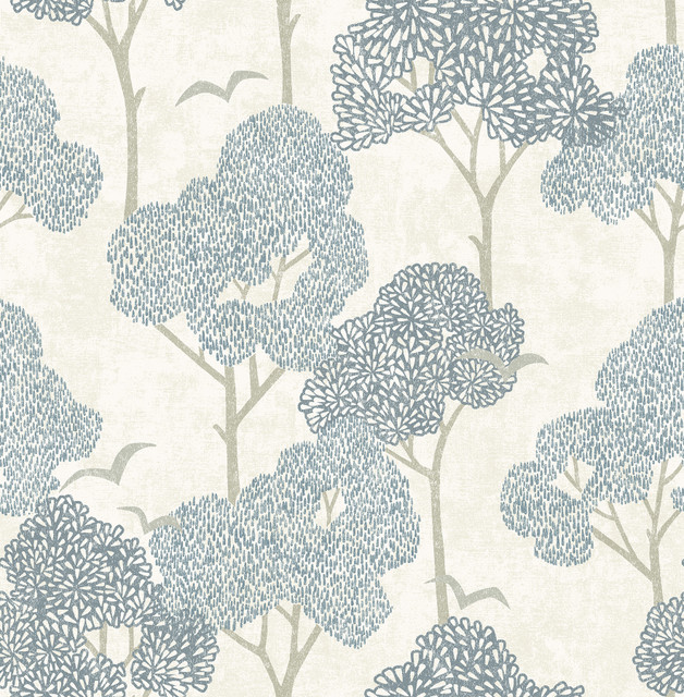 Lykke Blue Textured Tree Wallpaper by A-Street Prints Hannah Covers about 56.4 square feet 20.5-in by 33-ft long roll Unpasted 20.9 - Fabric Carolina - Lykke Blue Textured Tree Wallpaper by A-Street Prints Hannah Covers about 56.4 square feet 20.5-in by 33-ft long roll Unpasted 20.9 - Fabric Carolina -