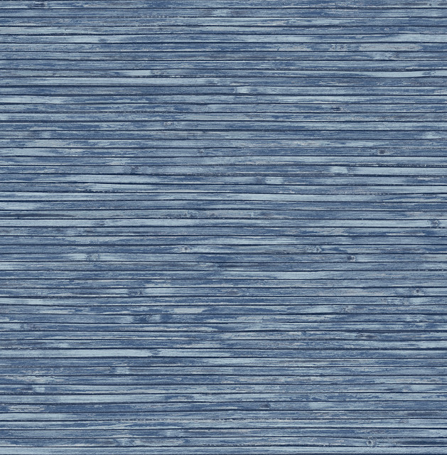 Bellport Denim Wooden Slat Wallpaper by A-Street Prints Newport Covers about 56.4 square feet 20.5-in by 33-ft long roll Unpasted 20.9 - Fabric Carolina - Bellport Denim Wooden Slat Wallpaper by A-Street Prints Newport Covers about 56.4 square feet 20.5-in by 33-ft long roll Unpasted 20.9 - Fabric Carolina -