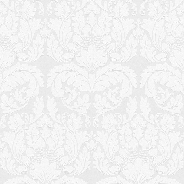 Jan White Damask Paintable Wallpaper by Brewster PaintWorks Covers about 57.5 square feet 20.9-in by 33-ft long roll Unpasted 25.2 - Fabric Carolina - Jan White Damask Paintable Wallpaper by Brewster PaintWorks Covers about 57.5 square feet 20.9-in by 33-ft long roll Unpasted 25.2 - Fabric Carolina -