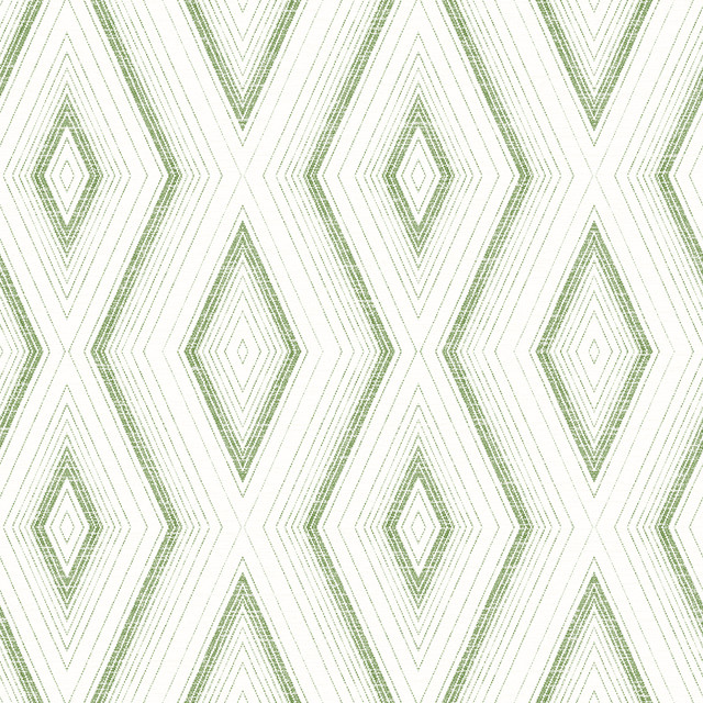 Santa Green Green Geometric Wallpaper by Chesapeake Sanibel Covers about 56.4 square feet 20.5-in by 33-ft long roll Prepasted 20.5 - Fabric Carolina - Santa Green Green Geometric Wallpaper by Chesapeake Sanibel Covers about 56.4 square feet 20.5-in by 33-ft long roll Prepasted 20.5 - Fabric Carolina -