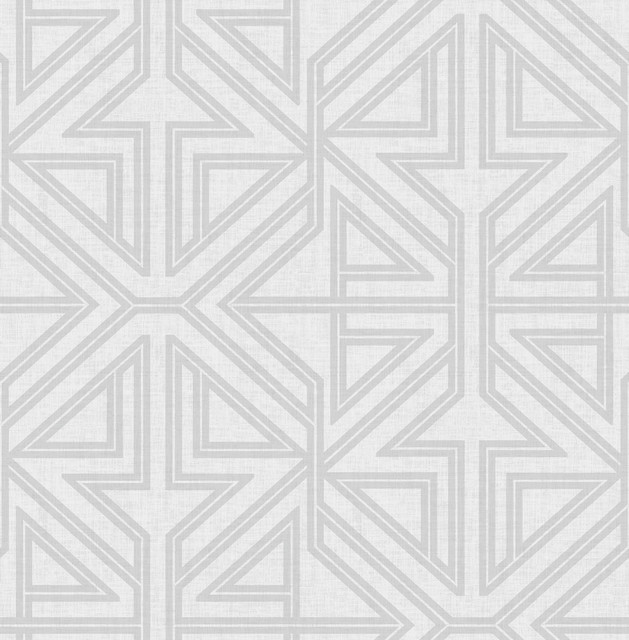 Kachel Grey Geometric Wallpaper by A-Street Prints Scott Living II Covers about 56.4 square feet 20.5-in by 33-ft long roll Unpasted 20.9 - Fabric Carolina - Kachel Grey Geometric Wallpaper by A-Street Prints Scott Living II Covers about 56.4 square feet 20.5-in by 33-ft long roll Unpasted 20.9 - Fabric Carolina -