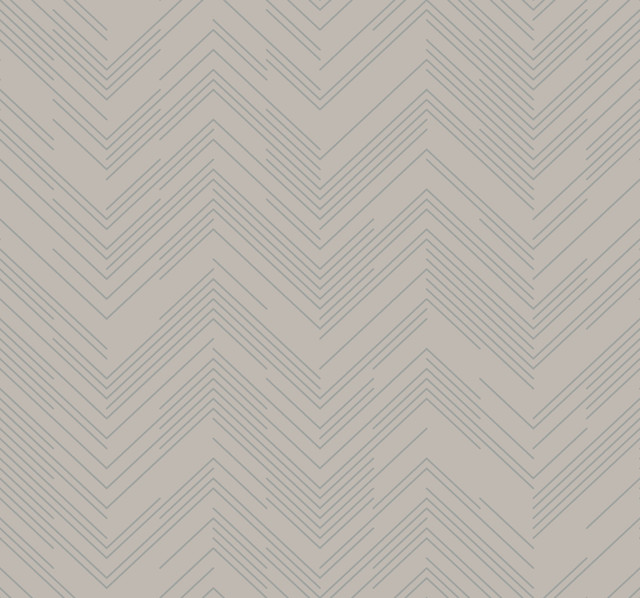 Polished Chevron Taupe & Silver Wallpaper by Antonina Vella Antonina Vella Modern Metals Second Edition Covers about 60.5 square feet 27-in by 26.9-ft long roll Unpasted 25.2 - Fabric Carolina - Polished Chevron Taupe & Silver Wallpaper by Antonina Vella Antonina Vella Modern Metals Second Edition Covers about 60.5 square feet 27-in by 26.9-ft long roll Unpasted 25.2 - Fabric Carolina -