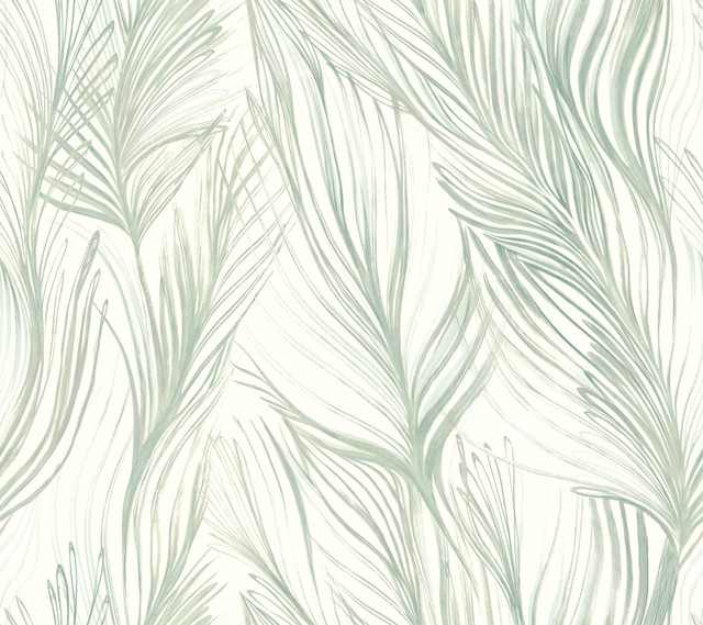 Peaceful Plume Light Blue Wallpaper by Candice Olson Candice Olson Botanical Dreams Covers about 60.8 square feet 27-in by 27-ft long roll Unpasted 24 - Fabric Carolina - Peaceful Plume Light Blue Wallpaper by Candice Olson Candice Olson Botanical Dreams Covers about 60.8 square feet 27-in by 27-ft long roll Unpasted 24 - Fabric Carolina -