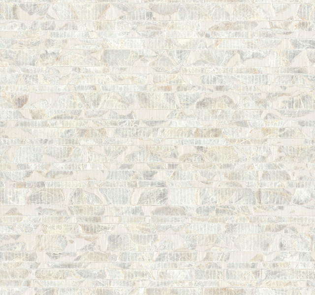 Capiz Offering White Pearl Wallpaper by Carol Benson-Cobb Carol Benson-Cobb Signature Covers about 72 square feet 36-in by 24-ft long roll Unpasted 0 - Fabric Carolina - Capiz Offering White Pearl Wallpaper by Carol Benson-Cobb Carol Benson-Cobb Signature Covers about 72 square feet 36-in by 24-ft long roll Unpasted 0 - Fabric Carolina -