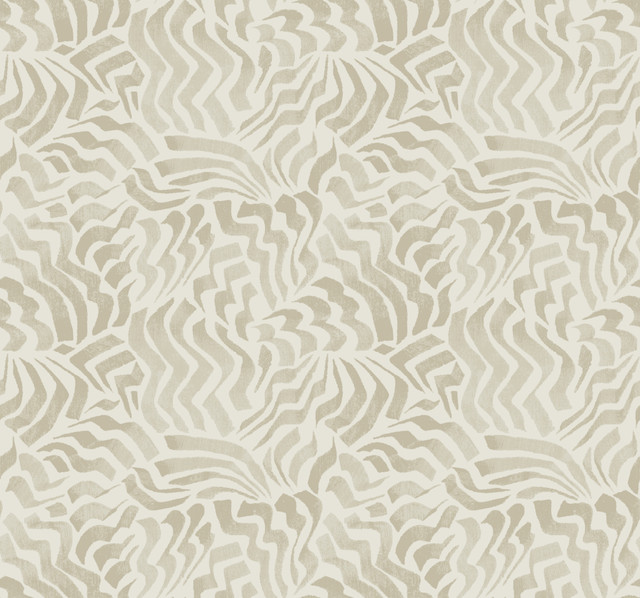 Zora Wave Taupe Wallpaper by Lemieux et Cie Lemieux et Cie Signature Covers about 60.8 square feet 27-in by 27-ft long roll Unpasted 25.25 - Fabric Carolina - Zora Wave Taupe Wallpaper by Lemieux et Cie Lemieux et Cie Signature Covers about 60.8 square feet 27-in by 27-ft long roll Unpasted 25.25 - Fabric Carolina -