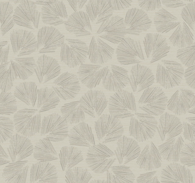 Elora Leaf Taupe Wallpaper by Lemieux et Cie Lemieux et Cie Signature Covers about 60.8 square feet 27-in by 27-ft long roll Unpasted 25.25 - Fabric Carolina - Elora Leaf Taupe Wallpaper by Lemieux et Cie Lemieux et Cie Signature Covers about 60.8 square feet 27-in by 27-ft long roll Unpasted 25.25 - Fabric Carolina -