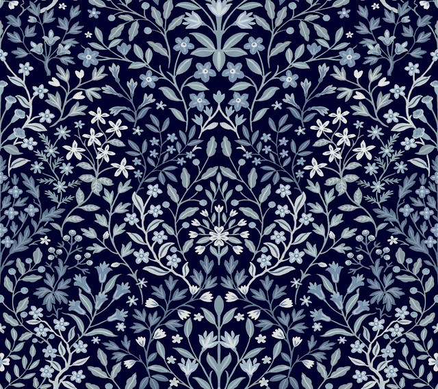 Garden Blue Terrace Wallpaper by Magnolia Home Magnolia Home 4 Covers about 60.8 square feet 27-in by 27-ft long roll Prepasted 24 - Fabric Carolina - Garden Blue Terrace Wallpaper by Magnolia Home Magnolia Home 4 Covers about 60.8 square feet 27-in by 27-ft long roll Prepasted 24 - Fabric Carolina -
