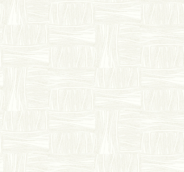 Wicker Dot Ivory Wallpaper by York Wallcoverings New Origins Covers about 60.8 square feet 27-in by 27-ft long roll Unpasted 25.25 - Fabric Carolina -