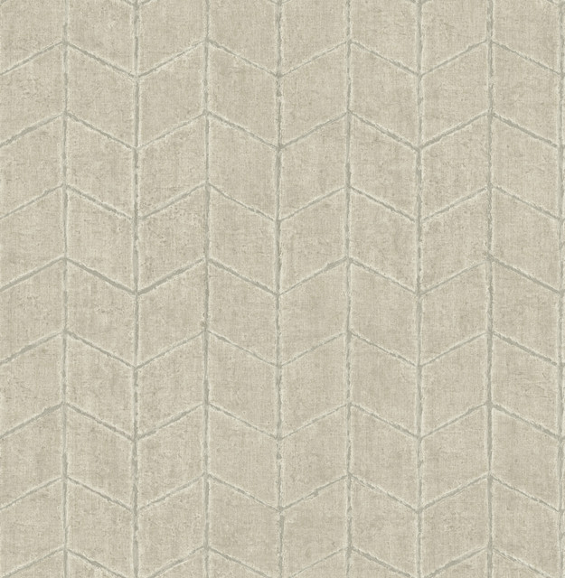Flatiron Geometric Taupe Wallpaper by York Wallcoverings New Origins Covers about 56.4 square feet 20.5-in by 33-ft long roll Unpasted 20.5 - Fabric Carolina - Flatiron Geometric Taupe Wallpaper by York Wallcoverings New Origins Covers about 56.4 square feet 20.5-in by 33-ft long roll Unpasted 20.5 - Fabric Carolina -
