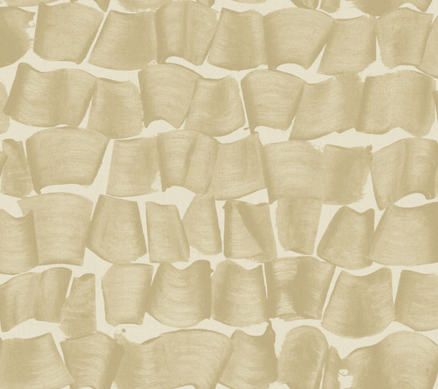 Brushed Ink Gold Wallpaper by York Wallcoverings New Origins Covers about 60.8 square feet 27-in by 27-ft long roll Unpasted 24 - Fabric Carolina -