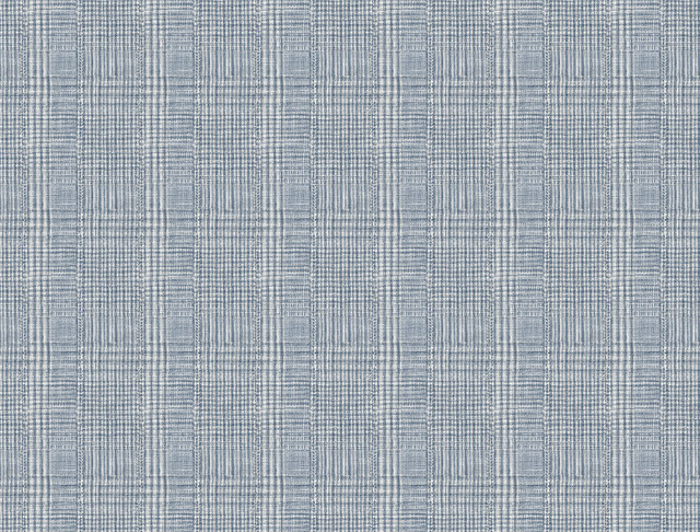 Shirting Plaid Blue Wallpaper by Ronald Redding Traveler Covers about 60.8 square feet 27-in by 27-ft long roll Unpasted 20.5 - Fabric Carolina - Shirting Plaid Blue Wallpaper by Ronald Redding Traveler Covers about 60.8 square feet 27-in by 27-ft long roll Unpasted 20.5 - Fabric Carolina -
