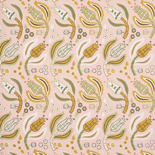 Malabar Vine Blush 5012342 by Schumacher Wallpaper East Meets West 9.0" - Fabric Carolina - Malabar Vine Blush 5012342 by Schumacher Wallpaper East Meets West 9.0" - Fabric Carolina -