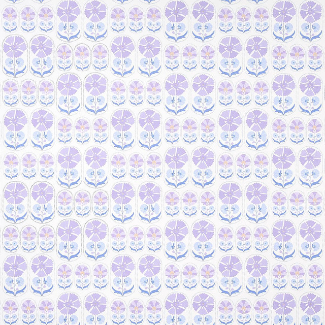 Anjuna Floral Lilac 5014111 by Schumacher Wallpaper Bohemia 27.0" - Fabric Carolina - Anjuna Floral Lilac 5014111 by Schumacher Wallpaper Bohemia 27.0" - Fabric Carolina -