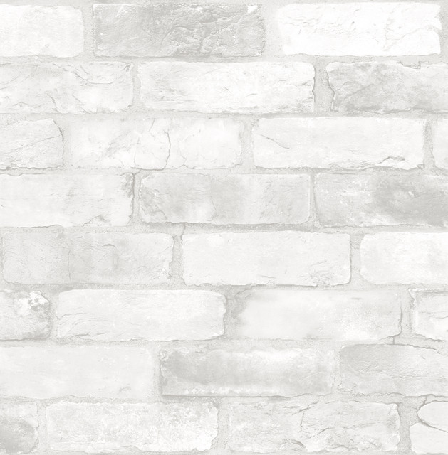 White Reclaimed Bricks Wallpaper by A-Street Prints Reclaimed Covers about 56.4 square feet 20.5-in by 33-ft long roll Unpasted 10.5 - Fabric Carolina - White Reclaimed Bricks Wallpaper by A-Street Prints Reclaimed Covers about 56.4 square feet 20.5-in by 33-ft long roll Unpasted 10.5 - Fabric Carolina -