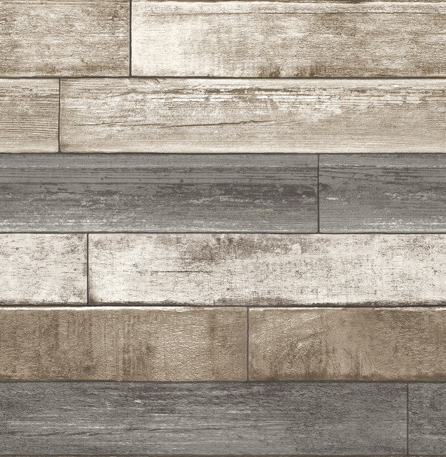 Porter Brown Weathered Plank Wallpaper by A-Street Prints Trilogy Covers about 56.4 square feet 20.5-in by 33-ft long roll Unpasted 20.5 - Fabric Carolina - Porter Brown Weathered Plank Wallpaper by A-Street Prints Trilogy Covers about 56.4 square feet 20.5-in by 33-ft long roll Unpasted 20.5 - Fabric Carolina -