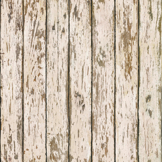 Neutral Weathered Wood Wallpaper by Chesapeake Family & Friends Vol III Covers about 56.4 square feet 20.5-in by 33-ft long roll Prepasted 20.5 - Fabric Carolina -