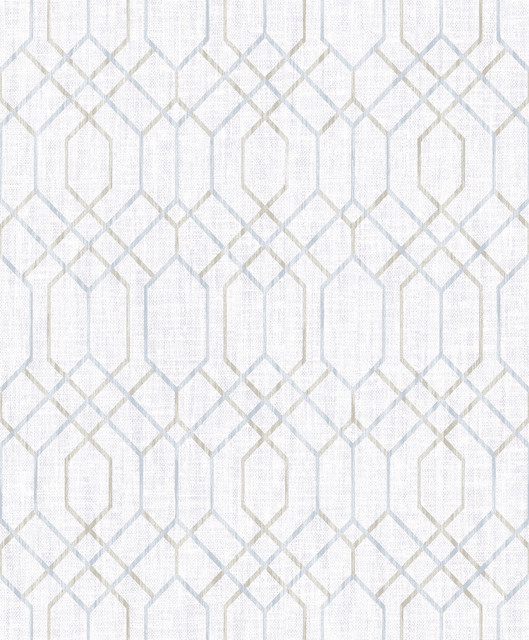 Lyla Grey Trellis Wallpaper by Decorline Vista Covers about 57.8 square feet 21-in by 33-ft long roll Unpasted 25 - Fabric Carolina - Lyla Grey Trellis Wallpaper by Decorline Vista Covers about 57.8 square feet 21-in by 33-ft long roll Unpasted 25 - Fabric Carolina -