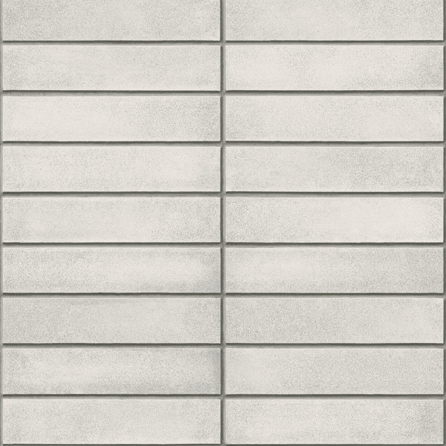 Midcentury Light Grey Modern Bricks Wallpaper by A-Street Prints Trilogy Covers about 56.4 square feet 20.5-in by 33-ft long roll Unpasted 20.9 - Fabric Carolina - Midcentury Light Grey Modern Bricks Wallpaper by A-Street Prints Trilogy Covers about 56.4 square feet 20.5-in by 33-ft long roll Unpasted 20.9 - Fabric Carolina -