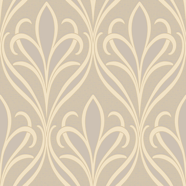 Vivian Grey Nouveau Damask Wallpaper by Advantage Traditional Covers about 57.8 square feet 21-in by 33-ft long roll Unpasted 21 - Fabric Carolina -