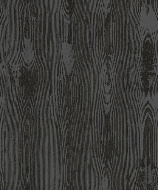 Jaxson Metallic Faux Wood Wallpaper by Brewster Textural Essentials Covers about 57.8 square feet 21-in by 33-ft long roll Unpasted 12.6 - Fabric Carolina -