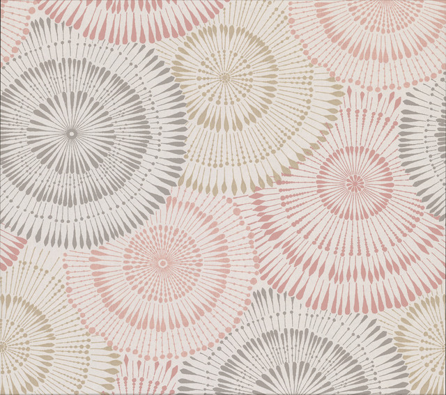 Howe Coral Medallions Wallpaper by Brewster Riva Covers about 57.8 square feet 21-in by 33-ft long roll Unpasted 25 - Fabric Carolina - Howe Coral Medallions Wallpaper by Brewster Riva Covers about 57.8 square feet 21-in by 33-ft long roll Unpasted 25 - Fabric Carolina -