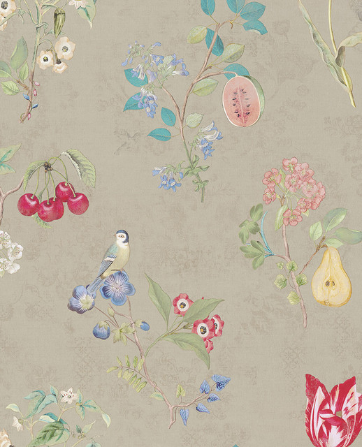 Danique Khaki Garden Wallpaper by Eijffinger Pip Studio Covers about 56.4 square feet 20.5-in by 33-ft long roll Unpasted 21 - Fabric Carolina - Danique Khaki Garden Wallpaper by Eijffinger Pip Studio Covers about 56.4 square feet 20.5-in by 33-ft long roll Unpasted 21 - Fabric Carolina -