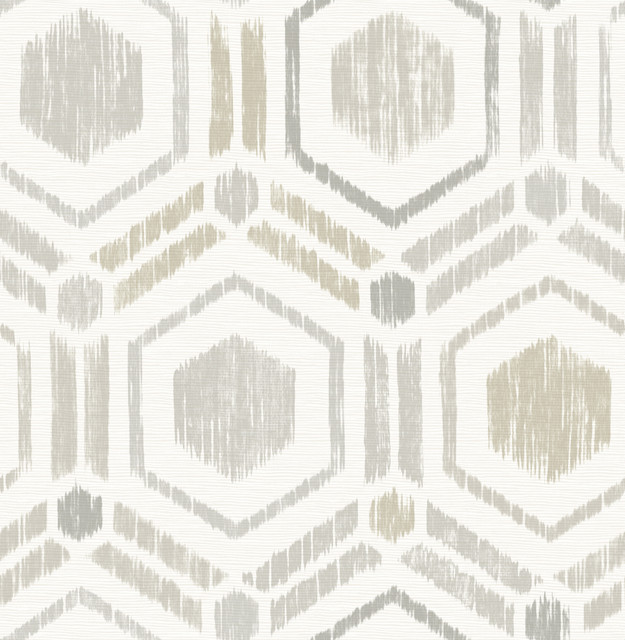 Borneo Light Grey Geometric Grasscloth Wallpaper by A-Street Prints Perennial Covers about 56.4 square feet 20.5-in by 33-ft long roll Unpasted 20.9 - Fabric Carolina - Borneo Light Grey Geometric Grasscloth Wallpaper by A-Street Prints Perennial Covers about 56.4 square feet 20.5-in by 33-ft long roll Unpasted 20.9 - Fabric Carolina -
