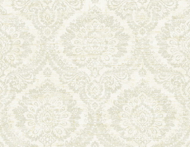 Kauai Taupe Damask Wallpaper by Kenneth James Palm Springs Covers about 60.8 square feet 27-in by 27-ft long roll Unpasted 21 - Fabric Carolina - Kauai Taupe Damask Wallpaper by Kenneth James Palm Springs Covers about 60.8 square feet 27-in by 27-ft long roll Unpasted 21 - Fabric Carolina -