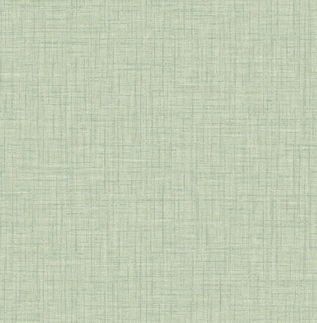 Jocelyn Green Faux Fabric Wallpaper by A-Street Prints Pacifica Covers about 56.4 square feet 20.5-in by 33-ft long roll Unpasted 0 - Fabric Carolina -