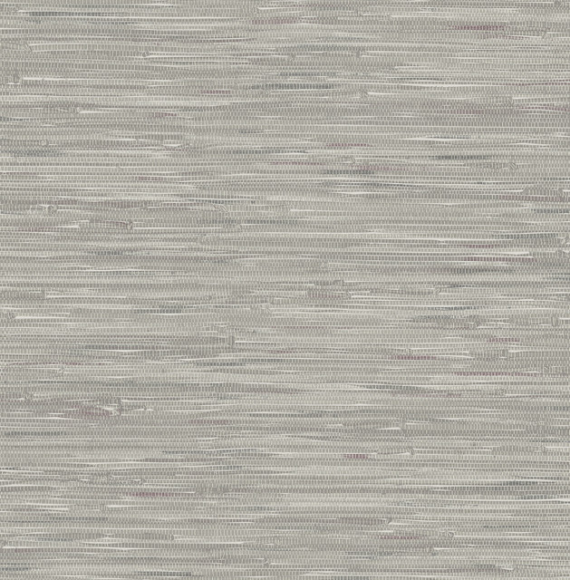 Poa Grey Faux Grasscloth Wallpaper by Brewster Kitchen & Bath Essentials Covers about 56.4 square feet 20.5-in by 33-ft long roll Unpasted 10.4 - Fabric Carolina - Poa Grey Faux Grasscloth Wallpaper by Brewster Kitchen & Bath Essentials Covers about 56.4 square feet 20.5-in by 33-ft long roll Unpasted 10.4 - Fabric Carolina -