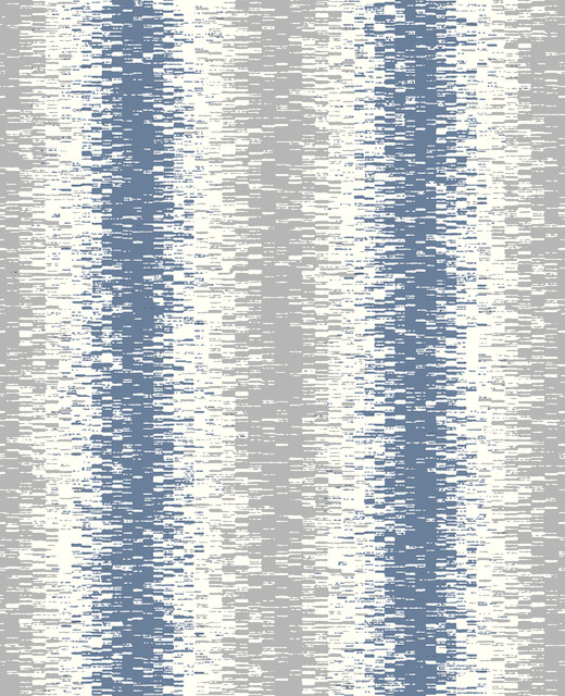 Quake Blue Abstract Stripe Wallpaper by A-Street Prints Habitat Covers about 56.4 square feet 20.5-in by 33-ft long roll Unpasted 25.2 - Fabric Carolina -