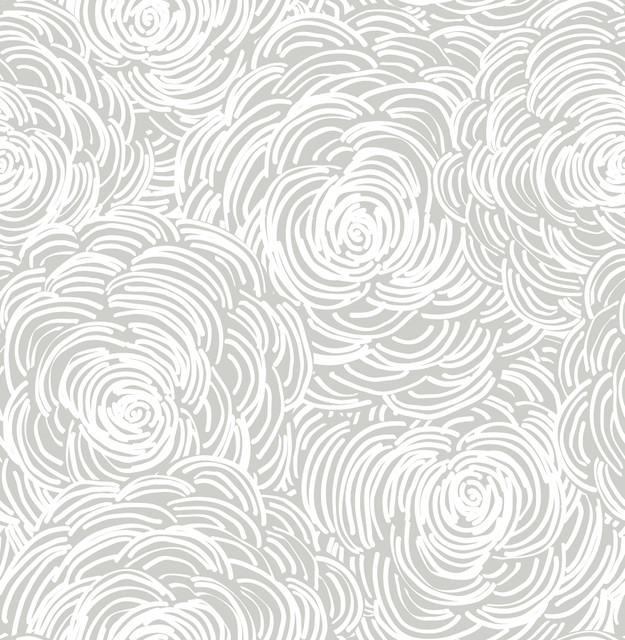 Celestial Grey Floral Wallpaper by A-Street Prints Eclipse Covers about 56.4 square feet 20.5-in by 33-ft long roll Unpasted 20.9 - Fabric Carolina - Celestial Grey Floral Wallpaper by A-Street Prints Eclipse Covers about 56.4 square feet 20.5-in by 33-ft long roll Unpasted 20.9 - Fabric Carolina -