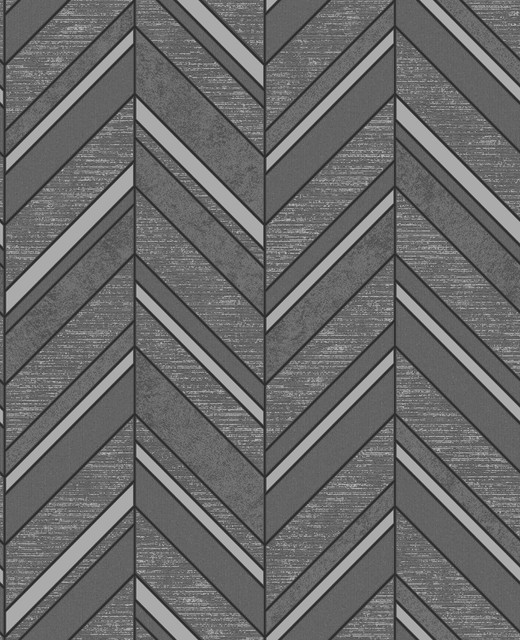 Punta Mita Charcoal Chevron Wallpaper by Advantage Deluxe Covers about 56.4 square feet 20.5-in by 33-ft long roll Unpasted 25.2 - Fabric Carolina - Punta Mita Charcoal Chevron Wallpaper by Advantage Deluxe Covers about 56.4 square feet 20.5-in by 33-ft long roll Unpasted 25.2 - Fabric Carolina -
