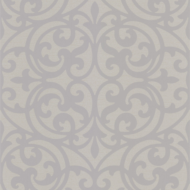 Sonata Grey Ironwork Wallpaper by Decorline Decadence Covers about 56.4 square feet 20.5-in by 33-ft long roll Unpasted 25 - Fabric Carolina - Sonata Grey Ironwork Wallpaper by Decorline Decadence Covers about 56.4 square feet 20.5-in by 33-ft long roll Unpasted 25 - Fabric Carolina -