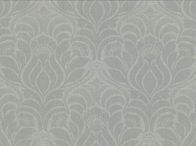 Sandor Sage Damask Wallpaper by Warner Cortina IV Covers about 60.8 square feet 27-in by 27-ft long roll Unpasted 18 - Fabric Carolina - Sandor Sage Damask Wallpaper by Warner Cortina IV Covers about 60.8 square feet 27-in by 27-ft long roll Unpasted 18 - Fabric Carolina -