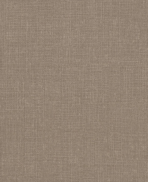 Arya Brown Fabric Texture Wallpaper by Warner Cortina IV Covers about 60.8 square feet 27-in by 27-ft long roll Unpasted 0 - Fabric Carolina -