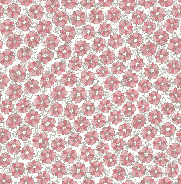 Allison Pink Floral Wallpaper by A-Street Prints Ami Covers about 56.4 square feet 20.5-in by 33-ft long roll Unpasted 20.9 - Fabric Carolina -