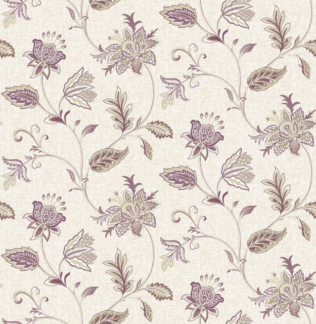Georgette Burgundy Jacobean Wallpaper by A-Street Prints Ami Covers about 56.4 square feet 20.5-in by 33-ft long roll Unpasted 10.4 - Fabric Carolina -