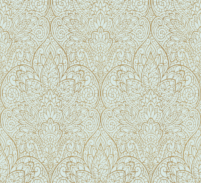 Paradise Blue Metallic Wallpaper by Candice Olson Candice Olson Decadence Covers about 57.2 square feet 20.8-in by 33-ft long roll Unpasted 25.25 - Fabric Carolina - Paradise Blue Metallic Wallpaper by Candice Olson Candice Olson Decadence Covers about 57.2 square feet 20.8-in by 33-ft long roll Unpasted 25.25 - Fabric Carolina -