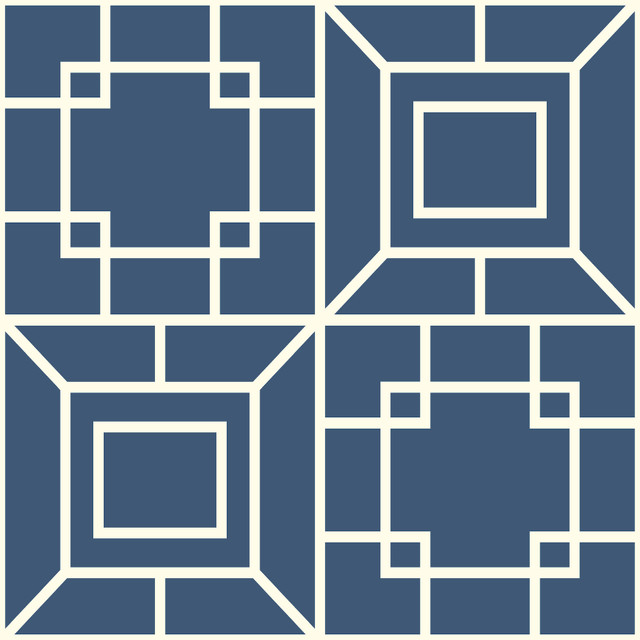 Theorem Blue & White Wallpaper by Ashford House Ashford Toiles Covers about 56.4 square feet 20.5-in by 33-ft long roll Prepasted 20.5 - Fabric Carolina - Theorem Blue & White Wallpaper by Ashford House Ashford Toiles Covers about 56.4 square feet 20.5-in by 33-ft long roll Prepasted 20.5 - Fabric Carolina -