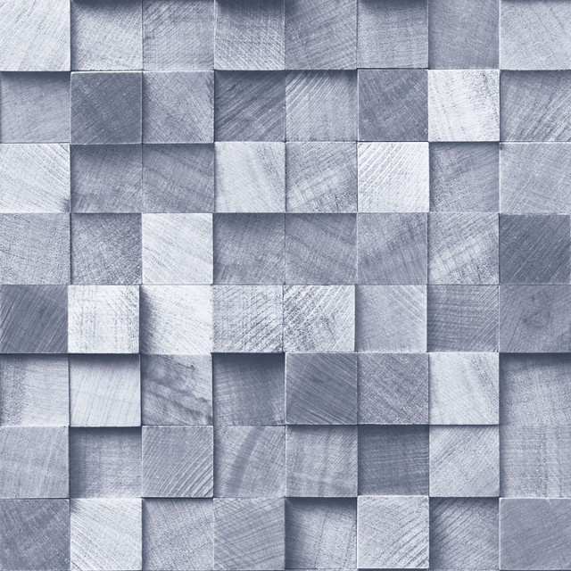 Tevye Blue Wood Geometric Wallpaper by ESTA Home Design Department Covers about 56.4 square feet 20.5-in by 33-ft long roll Unpasted 20.9 - Fabric Carolina - Tevye Blue Wood Geometric Wallpaper by ESTA Home Design Department Covers about 56.4 square feet 20.5-in by 33-ft long roll Unpasted 20.9 - Fabric Carolina -